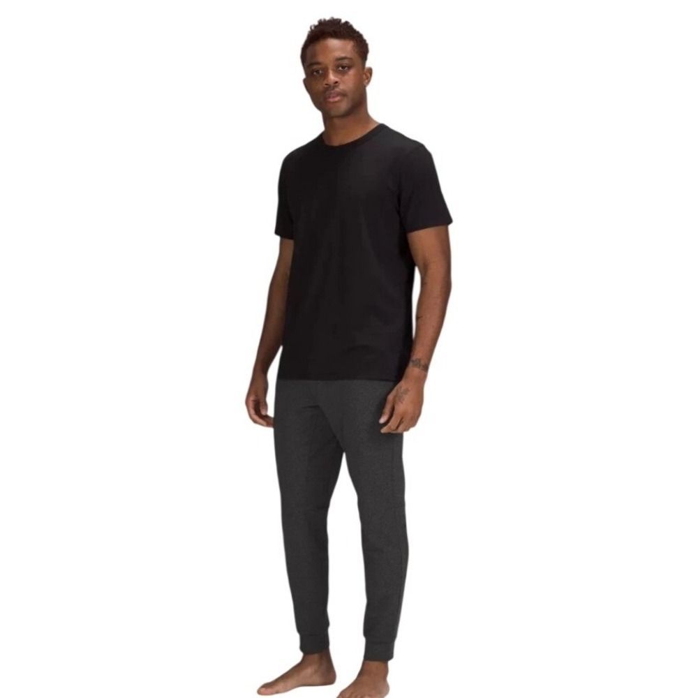 Lululemon Intent Jogger Heathered Charcoal Grey Mens Shorter‎ LM5A71S XLs